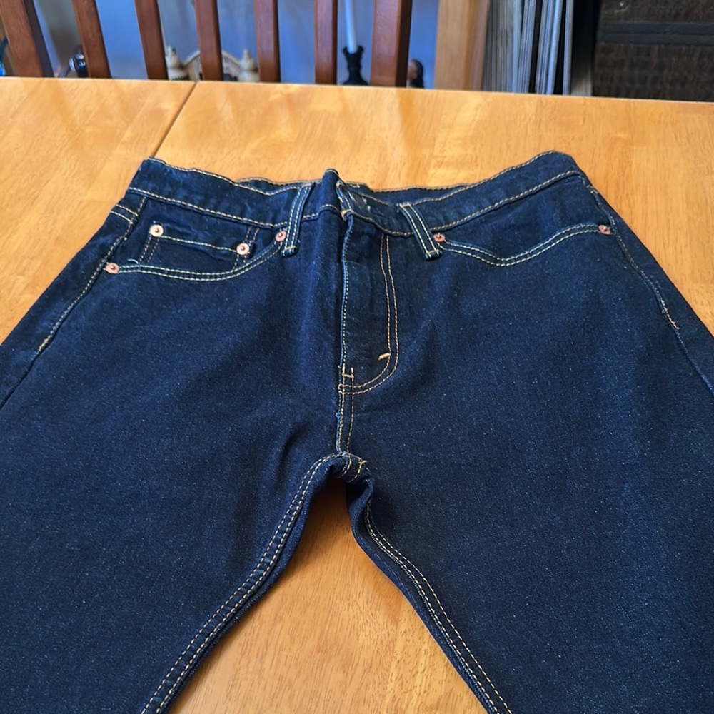 Dark Blue Denim Jeans